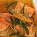 tomomani's cooksnap of when they made 野菜たっぷり!!鮭南蛮.