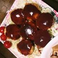 りぃさんかっかぁ♪'s cooksnap of when they made 豆腐と鶏挽肉で★ふわふわハンバーグ.