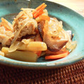 なにぬねにょろん's cooksnap of when they made ☆ふきと野菜の生姜炒め煮☆.