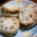 くりぃむちぃず's cooksnap of when they made □■Healthy■□れんこんはさみ揚げ.
