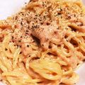 maki_t2nd's cooksnap of when they made 濃厚ヤミツキ！明太子マヨチーズパスタ.