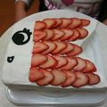 生姜✩'s cooksnap of when they made こどもの日にこいのぼりケーキ！！.