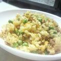 mmiRmyu's cooksnap of when they made 挽肉とグリーンピースのスパイシー中華焼飯.