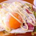 ぺっぺぺ72's cooksnap of when they made 朝食 卵トースト♪♪.