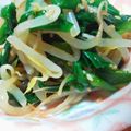 riborn's cooksnap of when they made 超カンタン☆小松菜とモヤシのピリ辛ナムル.