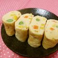 赤い電話's cooksnap of when they made ベジタブルミックスのはいったたまごやき.