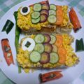 vegecolors's cooksnap of when they made 子供の日鯉のぼりちらし寿司★☆お祝いに.