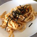 0きよみん0's cooksnap of when they made 簡単おいしい♪明太子の焼きうどん.