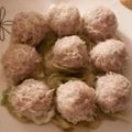 のんびりちびちゃん's cooksnap of when they made 菊花しゅうまい.