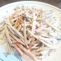 まんまちゃん♪'s cooksnap of when they made 腎臓にやさしい：ごぼうサラダ.