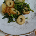 iceｰsand's cooksnap of when they made ✾ほうれん草とちくわのバター炒め.