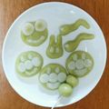 青赤人☆'s cooksnap of when they made ｸﾞﾘｰﾝがｷﾚｲ☆白玉ｸﾞﾘﾝﾋﾟｰｽ.