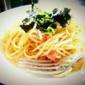 ぽぷち〜's cooksnap of when they made 簡単！混ぜるだけの、たらこパスタ♡.