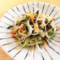 chirochan☆'s cooksnap of when they made ＊簡単!!水菜ともやしの塩昆布和え＊.