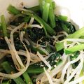 よつば908's cooksnap of when they made すぐ出来る！もやしとほうれん草のナムル.