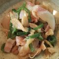クックB7IFH2☆'s cooksnap of when they made ♠切り干し大根とベーコンのめんバタ炒め♠.
