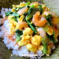 kichicoron's cooksnap of when they made 天津飯風☆エビと小松菜の甘酢あん.