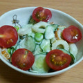 sato3191's cooksnap of when they made 胡瓜と竹輪のマヨわさ サラダ.