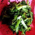 momo_sakko's cooksnap of when they made 蕪の葉のゴマ和え.