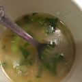 hageo's cooksnap of when they made チンゲン菜とベーコンの中華スープ.