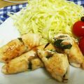 ぱんぷきんまふぃん's cooksnap of when they made ささみde梅しそ竜田揚げ.