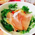 ikechiso's cooksnap of when they made トマトと生ハムの冷製パスタ^_^.