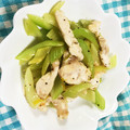 かばぐっち's cooksnap of when they made 鶏ささみとセロリの炒め物.