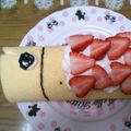 かりんとくるみのまま's cooksnap of when they made ふわふわしっとりロールケーキ♡.