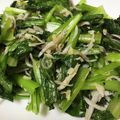 toko824's cooksnap of when they made 小松菜としらす炒め.