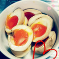 ☆ともぴょん❤☆'s cooksnap of when they made 簡単♡半熟煮卵？煮ないので漬け卵♡.