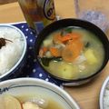 ともぱんたから's cooksnap of when they made さつまいもの味噌汁.
