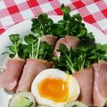 ねねしばこ's cooksnap of when they made カイワレのハム巻き♡簡単すぎる！.
