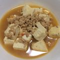 もりざわ's cooksnap of when they made 鶏挽肉と豆腐のピリ辛煮♪.