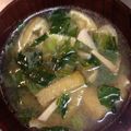 H♡S's cooksnap of when they made 小松菜のお味噌汁.