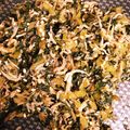 MiddleBob's cooksnap of when they made カブor大根葉でふりかけ風佃煮.