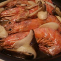 ちょきんぎょ's cooksnap of when they made 【スペイン】きのこと有頭エビのアヒージョ.