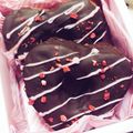tabuko's cooksnap of when they made 簡単★バレンタインチョコレートドーナッツ.