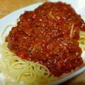 かわりな's cooksnap of when they made 普通のミートソーススパだZE!!.
