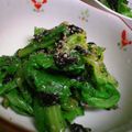 ユーロン's cooksnap of when they made 春を満喫♡菜の花の海苔わさびあえ♪.