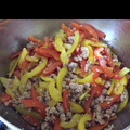 はーむちゃん's cooksnap of when they made 簡単★豚ひき肉とピーマンのとろとろあん.