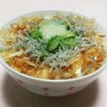 まあまま☆0403's cooksnap of when they made 簡単朝食♪塩麹やっこで　じゃこご飯♡.