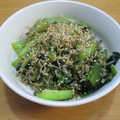 daikanon's cooksnap of when they made 小松菜とじゃこのごま炒め.