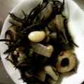 由芽15's cooksnap of when they made めんつゆで失敗なし♪ひじきとちくわの煮物.