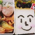 クックSCFIEQ☆'s cooksnap of when they made 簡単！キャラ弁当☆しょくぱんまんサンド☆.