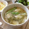 時花菜's cooksnap of when they made 春の味覚♫タケノコとワラビのお味噌汁♡.