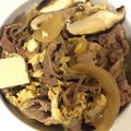 riboribo's cooksnap of when they made 簡単☆スピーディー！すき焼き風牛丼.
