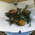narusada's cooksnap of when they made タンポポの花とよもぎの天ぷら.