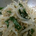 晴れ空大好き's cooksnap of when they made おつまみやビビンバに！もやしナムル.