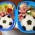 ⓜⓘⓒⓡⓞ's cooksnap of when they made キャラ弁☆おにぎり６・サッカーボール.