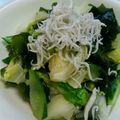 りょうりっこ☆'s cooksnap of when they made キャベツわかめじゃこにポン酢.